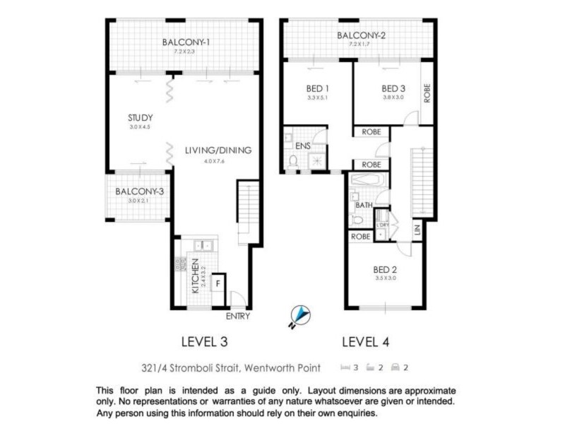 321/4 Stromboli Strait, Wentworth Point NSW 2127 Floorplan